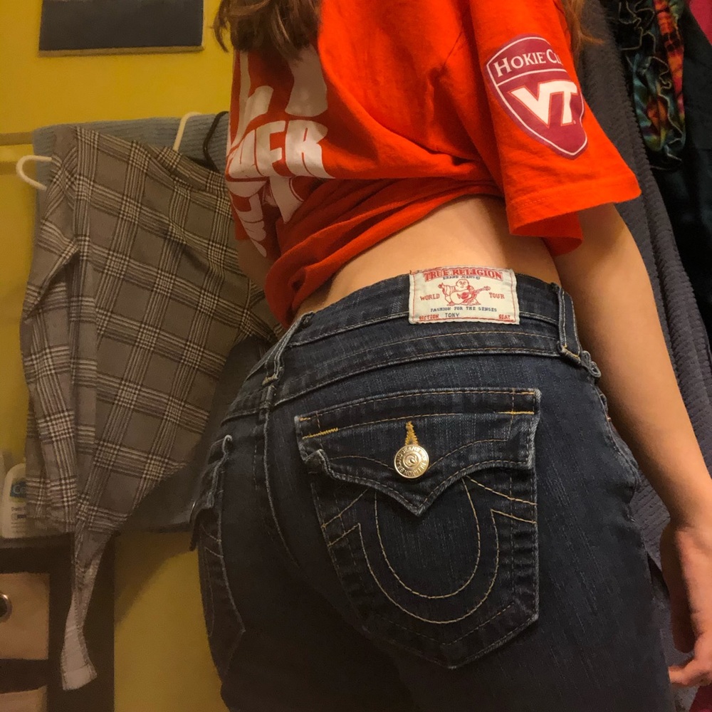 TRUE RELIGION JEANS lowrise never worn until now:)